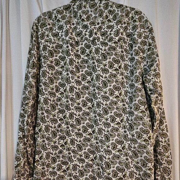 Men’s Paisley Print Dress Shirt size large - Picture 3 of 7